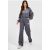 Womens Dsgn Studio Slogan Zip Via Hooded Directly Leg Tracksuit – Gray – Xl, Gray