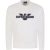 Emporio Armani White Eagle & Logo Sweatshirt – Size M – SIZE M