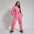 Drawstring Detail Top And Bottom Loungewear Set In Pink UK 16, Pink – SIZE 16