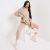 Knitted Roll Neck Jumper And Leggings Co-Ord Set In Stone Nude UK Medium/Massive M/L, Nude – SIZE M