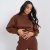 Oversized Sweatshirt In Brown, Brown – SIZE 06