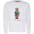 Polo Ralph Lauren White Fleece Polo Bear Sweatshirt – Size XL – SIZE XL