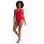 SPEEDO Eco Endurance+ Medalist Swimsuit – Red – 34 – SIZE 34