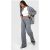 Womens Tall Acid Wash Bomber Tracksuit – Gray – 8, Gray