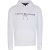 Tommy Hilfiger White Classic Logo Popover Hoodie – Size L – SIZE L