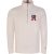 Tommy Hilfiger Off-White Casual-Fit Half-Zip Monogram Sweatshirt – Size XXL – SIZE XXL