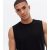 Men’s Black Crew Neck Sleeveless Vest New Look – SIZE M