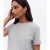 Maternity Grey Roll Sleeve T-Shirt New Look – SIZE UK 20