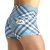 Halo Green Plaid High Rise Roll Down Booty Shorts – SIZE