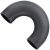 Samco Air & Water 180 Degree Silicone Hose Elbow – 16mm Classic, Black