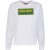 KENZO White/Yellow/Green Paris Logo Sweatshirt – Size 10 – SIZE 10