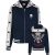 KENZO Navy/White Elephant Zip-Through Hoodie – Size 6 – SIZE 6