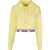 Moschino Yellow Underwear Cropped Logo Tape Hoodie – Size 8 – SIZE 8