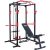 BodyTrain BodyTrain Skilled Energy Rack with Cable Device & Foldable Adjustable Weight Bench Package deal