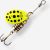 Weta + #0 Yellow Black Dots Predator Fishing Spinner