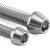 Pro-Bolt Titanium Rear Brake Caliper Pinch Bolt Kit – Silver, Silver