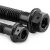 Pro-Bolt Titanium Rear Brake Caliper Mounting Slide Bolt Kit – Black, Black