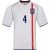 England 2002 No 4 Unfashionable Soccer blouse