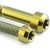 Pro-Bolt Titanium Front Brake Caliper Pinch Bolt Kit – Gold, Gold