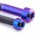 Pro-Bolt Titanium Rear Brake Caliper Pinch Bolt Kit – Purple, Purple