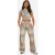 Womens Sunbleach Wash Immediately Leg Jogger – Beige – M, Beige