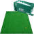 Hillman PGM Semi-Automatic Golf Ball Dispenser and Artificial Turf Large Practice Mat with Rubber Tee Package