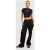 Womens V Waistband Immediately Leg Jogger – Black – L, Black