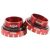 Hope Technology Stainless Bottom Bracket Cups – 30mm Axle – Red