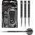 Winmau Blackout 90% Tungsten Steel Tip Darts – Straight Barrel