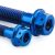 Pro-Bolt Titanium Rear Brake Caliper Mounting Bolt Kit – Blue, Blue