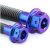 Pro-Bolt Titanium Rear Brake Caliper Mounting Bolt Kit – Purple, Purple