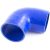 Automotive Plumbing Solutions 90 degree elbow Silicone Hose – 54mm Bore Blue, Blue