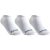 Kids’ Low-cut Racket Sports Socks Rs100 Tri-pack – White