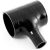 Automotive Plumbing Solutions T piece Silicone Hose – 51MM Bore Size Black, Black