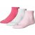 Unisex Adult Quarter Training Ankle Socks (pack Of 3) (pink)