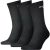 Unisex Adult Crew Sports Socks (pack Of 3) (black)