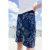 The North Face Males’s Blue Flower Print Shorts