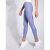 Adidas Optime Training Shine 7/8 Leggings – Silver Blue – XS – SIZE Extra Small