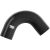 Samco Air & Water 120 Degree Silicone Hose Elbow – 13mm Black, Black