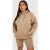 Womens Plus Hoodie And Biking Quick – Beige – 16, Beige