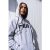 FILA Axel Brand Hoodie Mild Gray