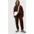 Womens Dsgn Opposite Sew Outsized Hoody And Jogger Set – Brown – L, Brown