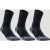 High Sports Socks Rs 900 Tri-pack – Black/grey