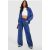 Womens Tall Acid Wash Bomber Tracksuit – Blue – 8, Blue