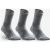 Top Tennis Socks Rs 500 Tri-pack – Gray