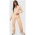 Womens Dsgn Studio Zip Thru Cut up Hem Tracksuit – Beige – L, Beige