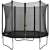 Velocity 10ft Trampoline & Safety Enclosure Black