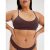 Girlfriend Collective V-Neck Bralette – Espresso Brown  – Size: S