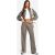 Womens Tall Button Via Tracksuit – Gray – 18, Gray