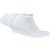 NIKE Everyday Cushioned Trainer Socks (3 Pairs) – White – Women’s – Size: Large